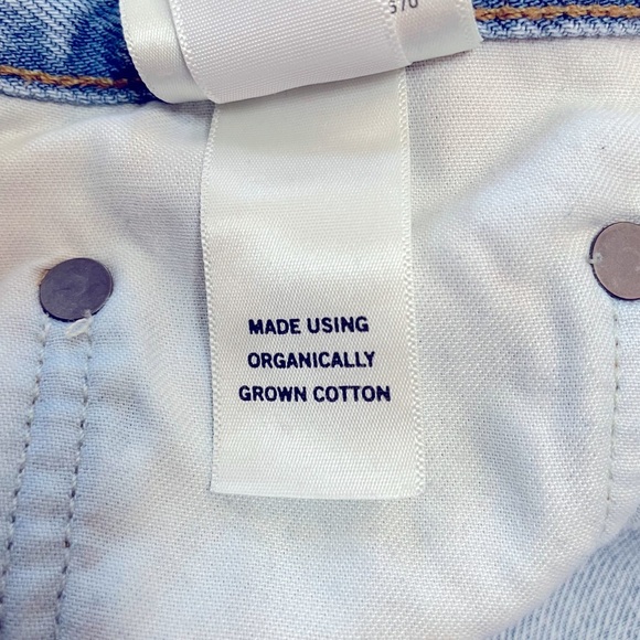 AGOLDE Lana Slice Mid Rise Relaxed Straight Leg Blue Denim Jeans Size 29 - Picture 13 of 13